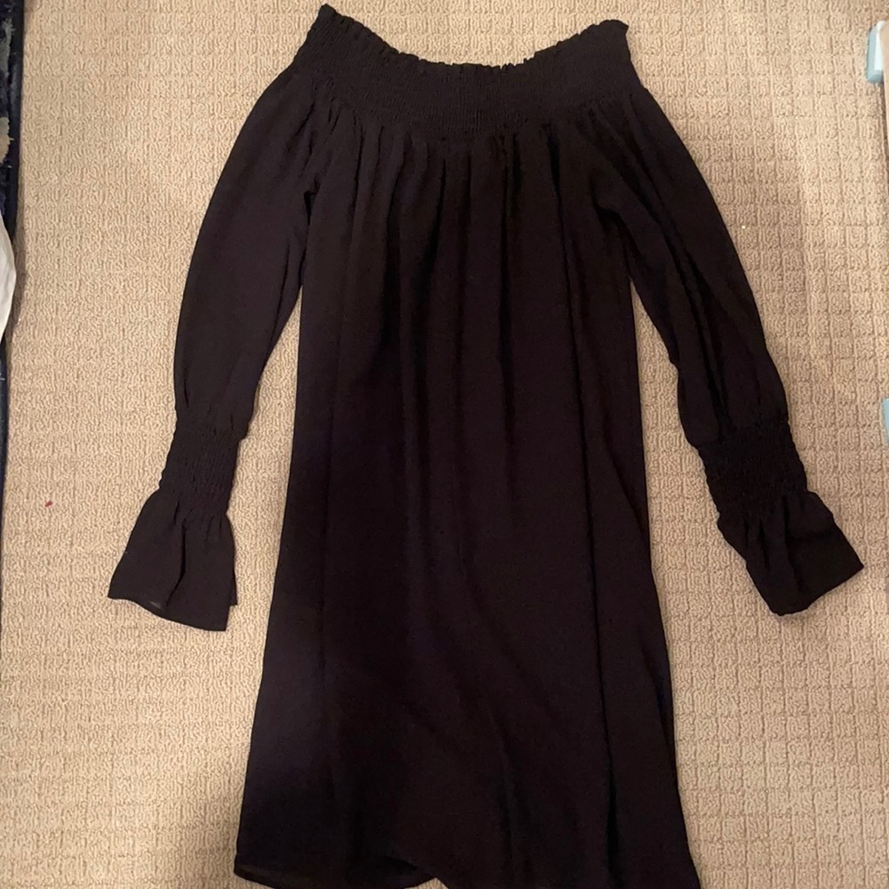 Black Off Shoulder Dress